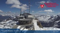 Archiv Foto Webcam Blick vom Corvatsch zum Silvaplanersee 10:00