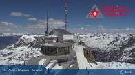 Archiv Foto Webcam Blick vom Corvatsch zum Silvaplanersee 12:00