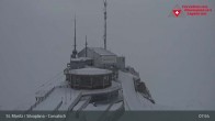 Archiv Foto Webcam Blick vom Corvatsch zum Silvaplanersee 07:00
