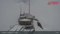 Archiv Foto Webcam Blick vom Corvatsch zum Silvaplanersee 10:00