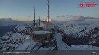Archiv Foto Webcam Blick vom Corvatsch zum Silvaplanersee 02:00