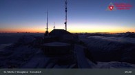 Archiv Foto Webcam Blick vom Corvatsch zum Silvaplanersee 04:00