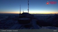 Archiv Foto Webcam Blick vom Corvatsch zum Silvaplanersee 04:00