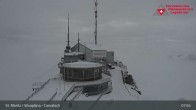 Archiv Foto Webcam Blick vom Corvatsch zum Silvaplanersee 07:00