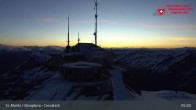 Archived image Webcam Corvatsch: View from Top Station 04:00