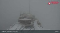 Archiv Foto Webcam Blick vom Corvatsch zum Silvaplanersee 06:00