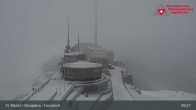 Archiv Foto Webcam Blick vom Corvatsch zum Silvaplanersee 08:00