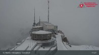 Archiv Foto Webcam Blick vom Corvatsch zum Silvaplanersee 10:00