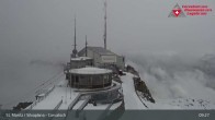Archiv Foto Webcam Blick vom Corvatsch zum Silvaplanersee 08:00