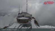 Archiv Foto Webcam Blick vom Corvatsch zum Silvaplanersee 10:00