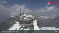 Archiv Foto Webcam Blick vom Corvatsch zum Silvaplanersee 14:00