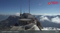 Archiv Foto Webcam Blick vom Corvatsch zum Silvaplanersee 08:00