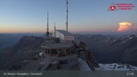 Archiv Foto Webcam Blick vom Corvatsch zum Silvaplanersee 22:00