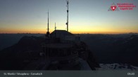 Archiv Foto Webcam Blick vom Corvatsch zum Silvaplanersee 23:00