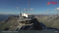 Archiv Foto Webcam Blick vom Corvatsch zum Silvaplanersee 18:00