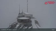 Archiv Foto Webcam Blick vom Corvatsch zum Silvaplanersee 14:00