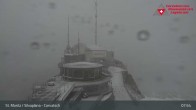 Archiv Foto Webcam Blick vom Corvatsch zum Silvaplanersee 07:00