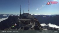 Archiv Foto Webcam Blick vom Corvatsch zum Silvaplanersee 07:00