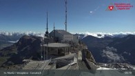 Archiv Foto Webcam Blick vom Corvatsch zum Silvaplanersee 08:00