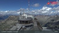 Archiv Foto Webcam Blick vom Corvatsch zum Silvaplanersee 14:00