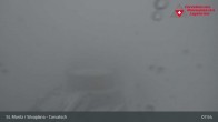 Archiv Foto Webcam Blick vom Corvatsch zum Silvaplanersee 07:00