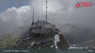 Archiv Foto Webcam Blick vom Corvatsch zum Silvaplanersee 12:00