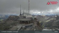 Archiv Foto Webcam Blick vom Corvatsch zum Silvaplanersee 14:00