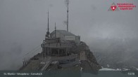 Archiv Foto Webcam Blick vom Corvatsch zum Silvaplanersee 12:00