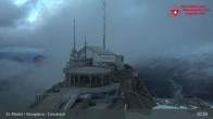 Archiv Foto Webcam Blick vom Corvatsch zum Silvaplanersee 20:00