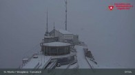 Archiv Foto Webcam Blick vom Corvatsch zum Silvaplanersee 07:00