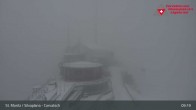 Archiv Foto Webcam Blick vom Corvatsch zum Silvaplanersee 08:00