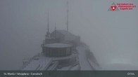Archiv Foto Webcam Blick vom Corvatsch zum Silvaplanersee 07:00