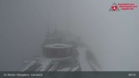 Archiv Foto Webcam Blick vom Corvatsch zum Silvaplanersee 08:00