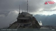 Archiv Foto Webcam Blick vom Corvatsch zum Silvaplanersee 07:00