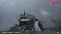 Archiv Foto Webcam Blick vom Corvatsch zum Silvaplanersee 18:00