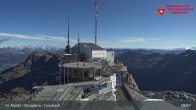 Archiv Foto Webcam Blick vom Corvatsch zum Silvaplanersee 09:00