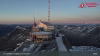 Archiv Foto Webcam Blick vom Corvatsch zum Silvaplanersee 02:00