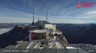 Archiv Foto Webcam Blick vom Corvatsch zum Silvaplanersee 08:00