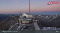 Archiv Foto Webcam Blick vom Corvatsch zum Silvaplanersee 18:00