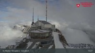 Archiv Foto Webcam Blick vom Corvatsch zum Silvaplanersee 12:00