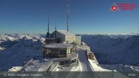Archiv Foto Webcam Blick vom Corvatsch zum Silvaplanersee 07:00