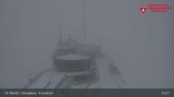 Archiv Foto Webcam Blick vom Corvatsch zum Silvaplanersee 09:00