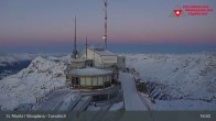 Archiv Foto Webcam Blick vom Corvatsch zum Silvaplanersee 16:00
