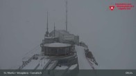 Archiv Foto Webcam Blick vom Corvatsch zum Silvaplanersee 08:00