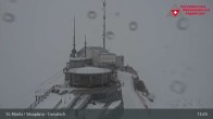 Archiv Foto Webcam Blick vom Corvatsch zum Silvaplanersee 12:00