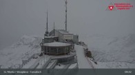 Archiv Foto Webcam Blick vom Corvatsch zum Silvaplanersee 08:00