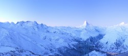 Archived image Webcam Panoramic view from Rothorn 06:00