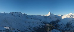 Archived image Webcam Panoramic view from Rothorn 07:00