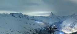 Archived image Webcam Panoramic view from Rothorn 23:00