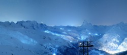 Archived image Webcam Panoramic view from Rothorn 21:00